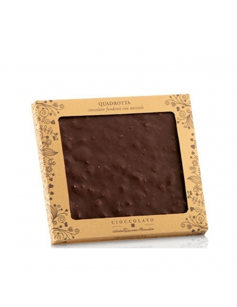 Quadrotta Cioccolato Fondente Con Nocciole