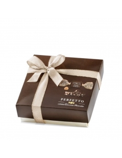 Cioccolato Extra Fondente Con Nocciole, Astuccio Marrone Perfetto