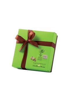 Tartufi dolci al pistacchio, Astuccio verde Perfetto