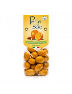 Dragees Mandorla Ricoperte Di Cioccolato All'arancia, Perle Di Sole