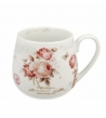 Mug A Botte Rose Secession New Bone China In Confezione Regalo