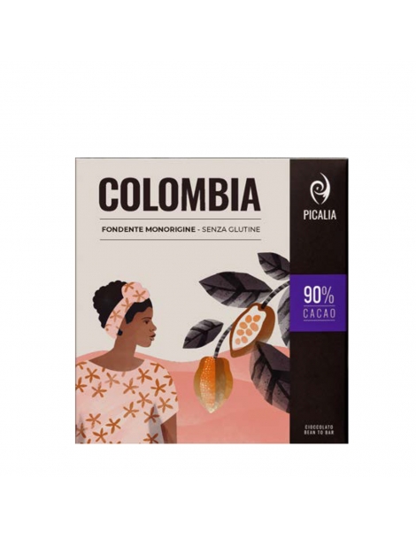 Tavoletta Cioccolato Fondente 90%, Colombia