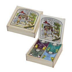 Gift Box In Legno Assortimento 4 Gusti Di Tè Verde, Mlesna