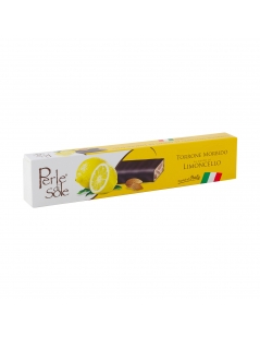 Torrone Morbido Al Gusto di Limone Ricoperto Di Fondente