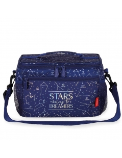 Borsa Porta Pranzo Stars con zip