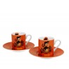 Set 2 Tazzine Caffè Con Piattino Cindy & Cats Gift Box