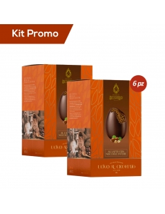 Kit 6 Uova di cioccolato al latte con nocciole intere