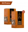 Kit 2 Uova di cioccolato fondente con nocciole intere