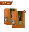 Kit 2 Uova di cioccolato fondente con granella di pistacchio