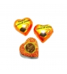 Cioccolatini a forma di cuore fondenti Ripieni Di Crema All'Arancia