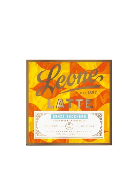 Tavoletta di Cioccolato al Latte Senza Zuccheri, Leone