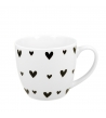 Mug con Cuoricini neri