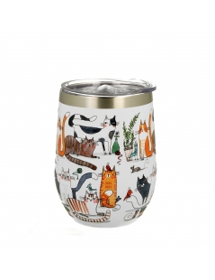 Bicchiere Termico Gatti pigri