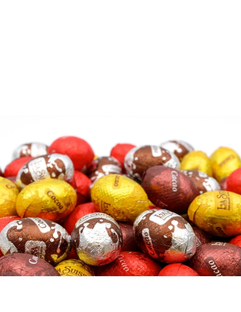 Ovetti Di Cioccolato Extra Fondente Ripieni Di Crema Al Cacao