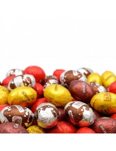 Ovetti Di Cioccolato Extra Fondente Ripieni Di Crema Al Cacao
