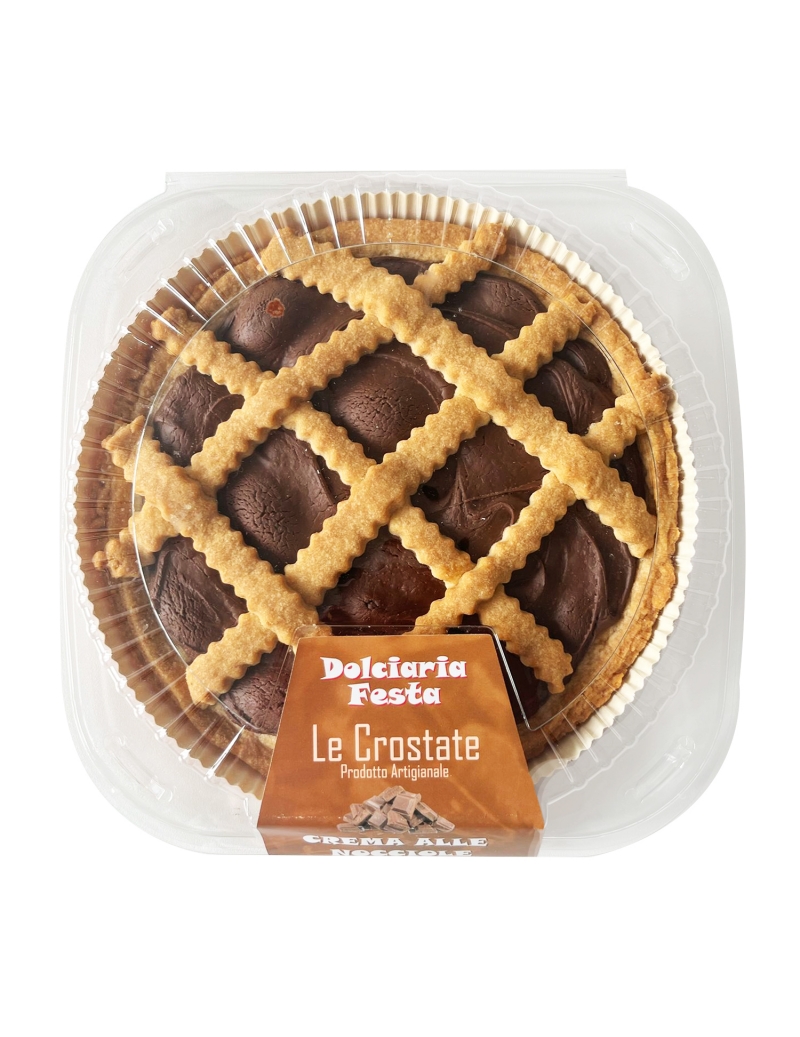 Crostata Artigianale Con Crema Alle Nocciole