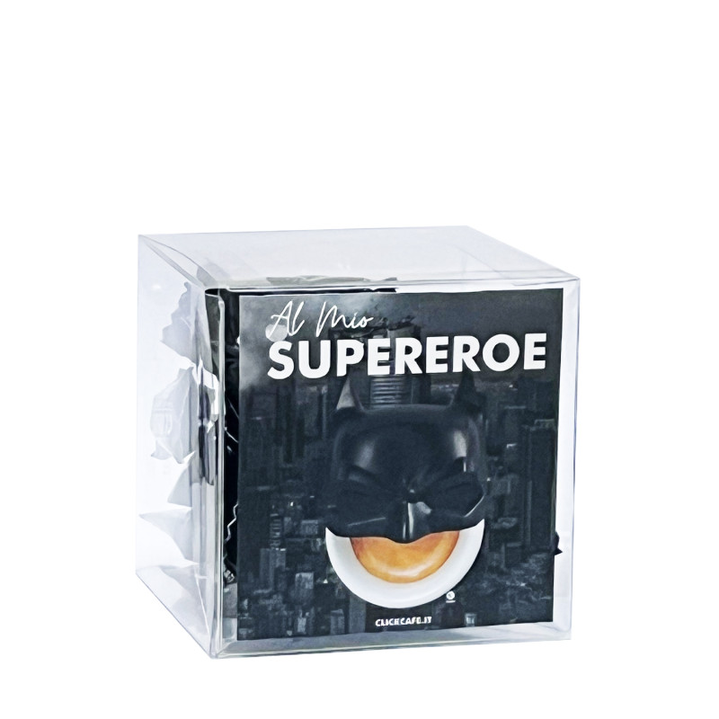 Cubo Super Eroe, Chicchi di Caffè Ricoperti Di Cioccolato Fondente