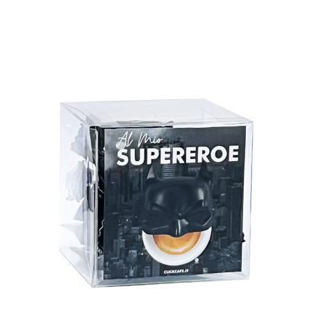 Cubo Super Eroe, Chicchi di Caffè Ricoperti Di Cioccolato Fondente