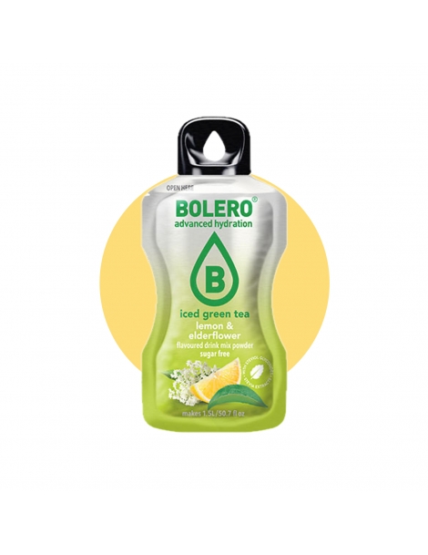 Bolero, bevanda gusto tè verde al limone e fiori di sambuco