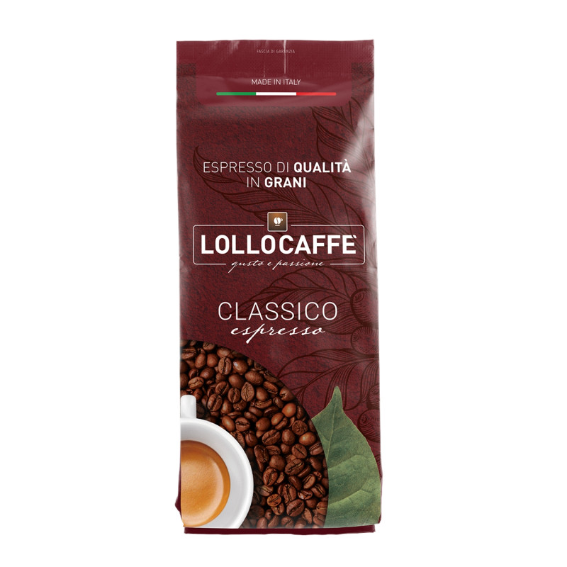 Caffè in grani lollo, miscela classica