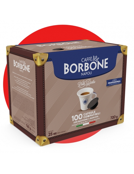Caffè Borbone 100 Capsule A Modo Mio, Miscela Rossa