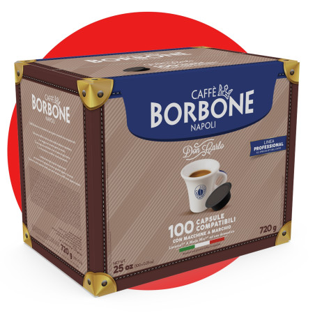 Caffè Borbone 100 Capsule A Modo Mio, Miscela Rossa