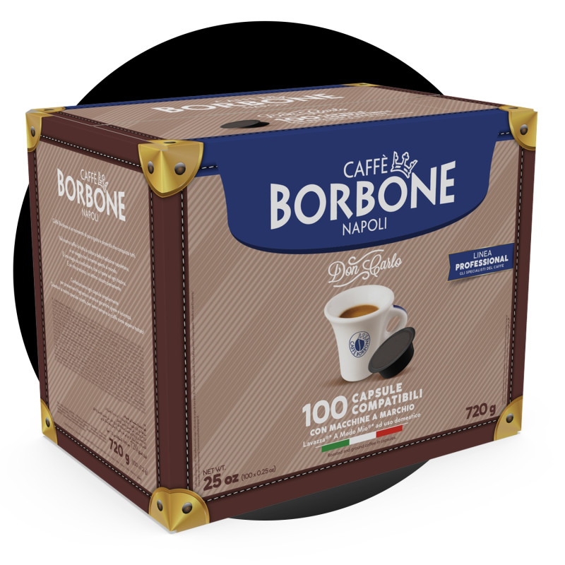 Capsule A Modo Mio Miscela Nera Borbone, box da 100