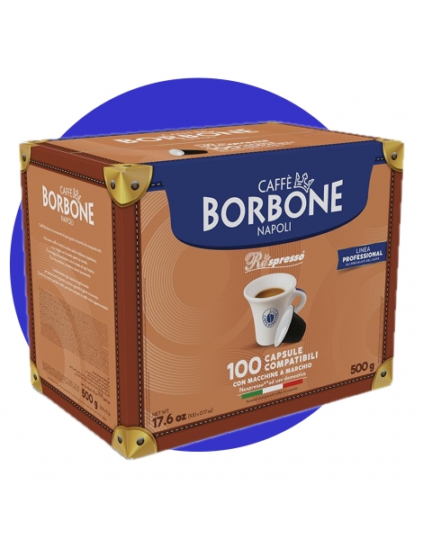 Caffè Borbone 100 Capsule Nespresso Miscela Blu
