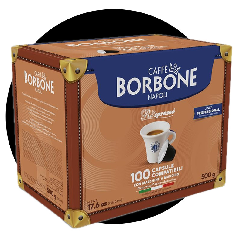 Caffè Borbone 100 Capsule Nespresso Miscela Nera