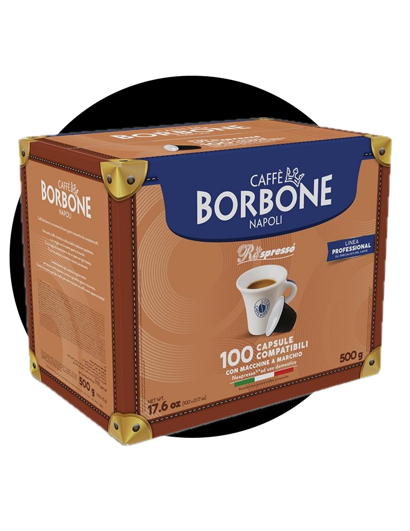 Caffè Borbone 100 Capsule Nespresso Miscela Nera