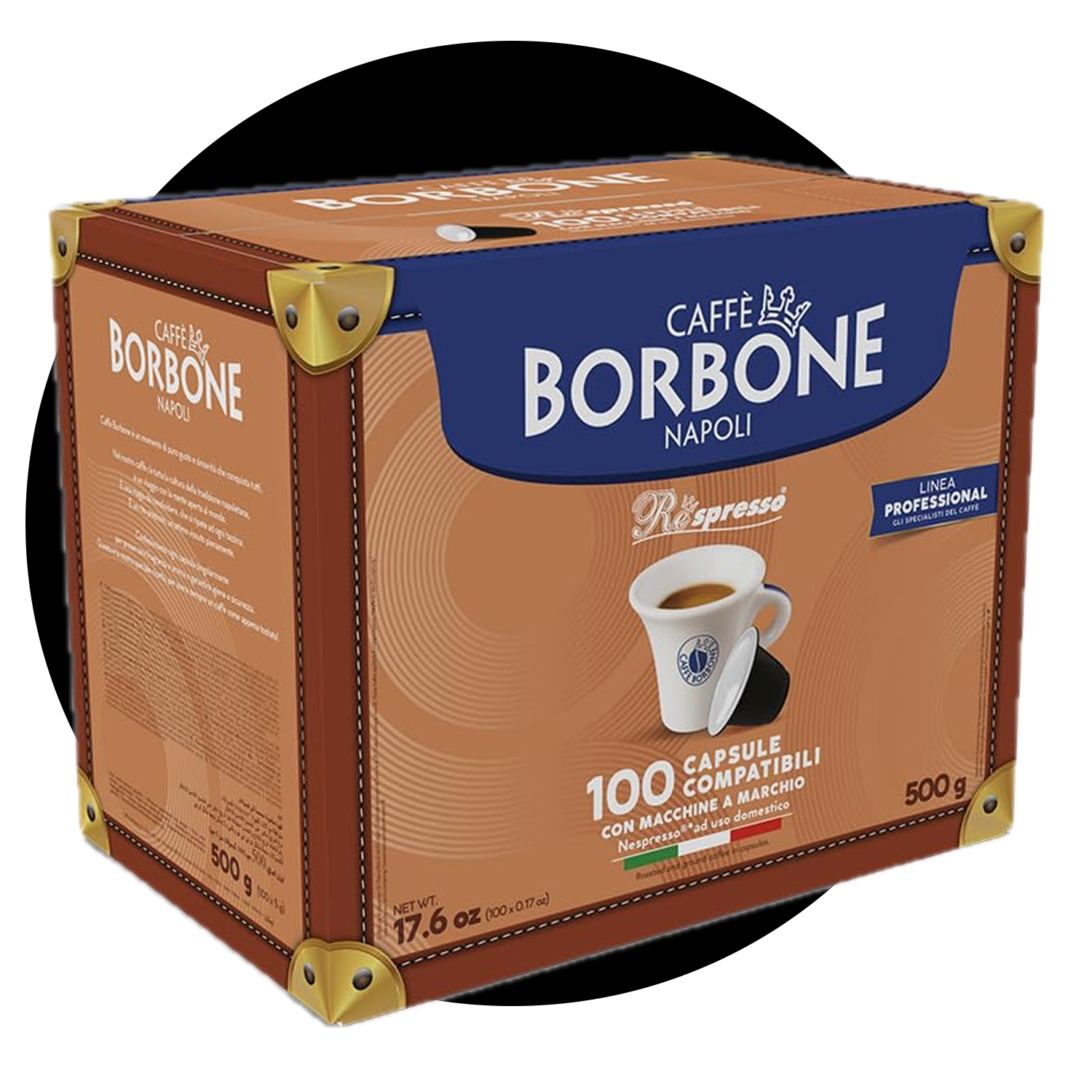 Borbone Miscela Neraネスプレッソ互換カプセル（100個入） caffe-borbone-100-capsule-