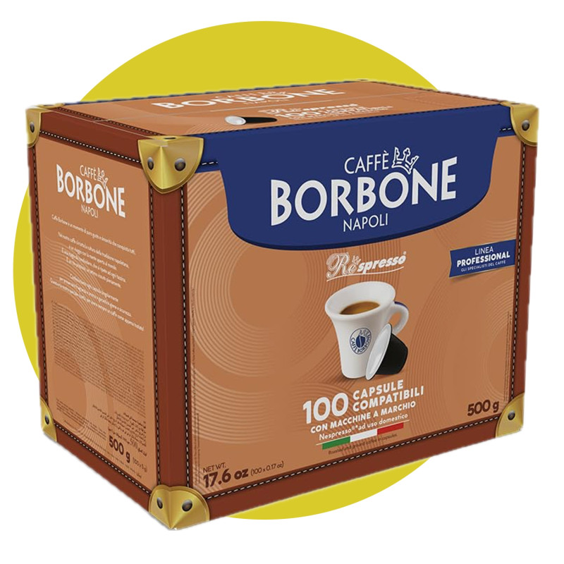 Caffè Borbone 100 Capsule Nespresso Miscela Oro