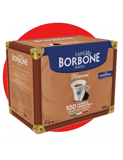 Caffè Borbone 100 Capsule Nespresso Miscela Rossa