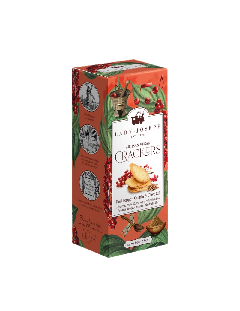Crackers Artigianali al Pepe Rosso & Cumino