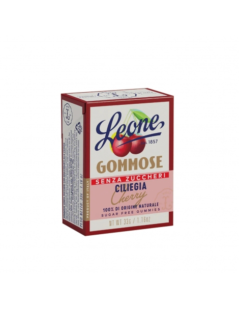 Leone Gommose Senza Zucchero Ciliegia