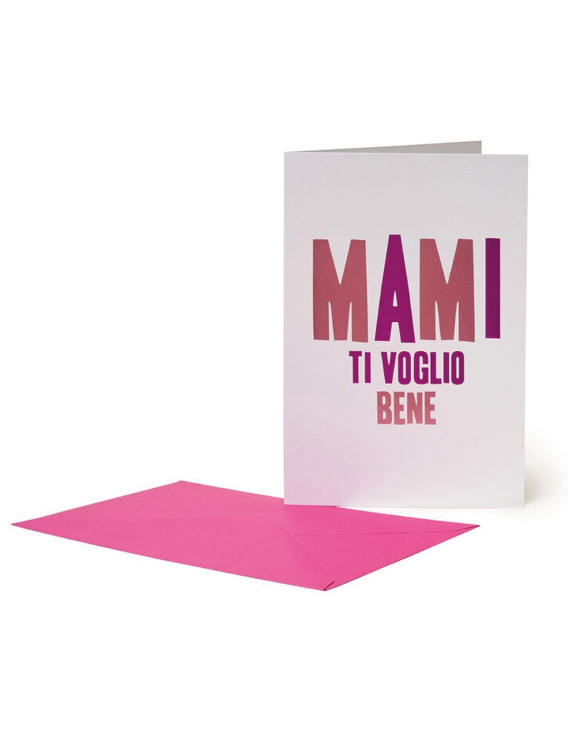 Biglietto per Ricorrenza - Mami Ti Voglio Bene!