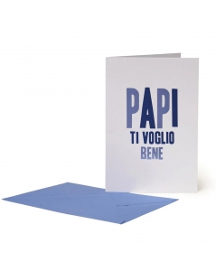Biglietto per Ricorrenza - Papi Ti Voglio Bene!