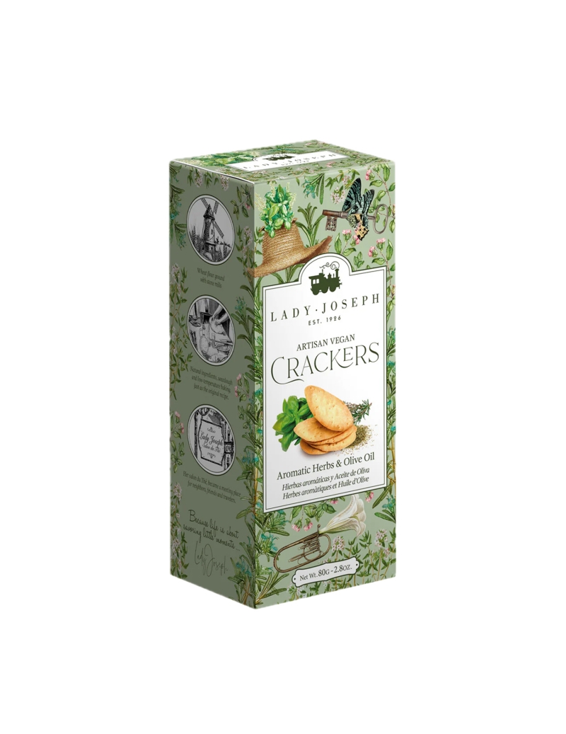 Crackers Artigianali alle Erbe Aromatiche, Lady J.