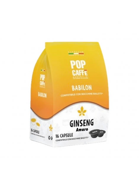 Pop Caffè compatibile Bialetti, Ginseng Amaro