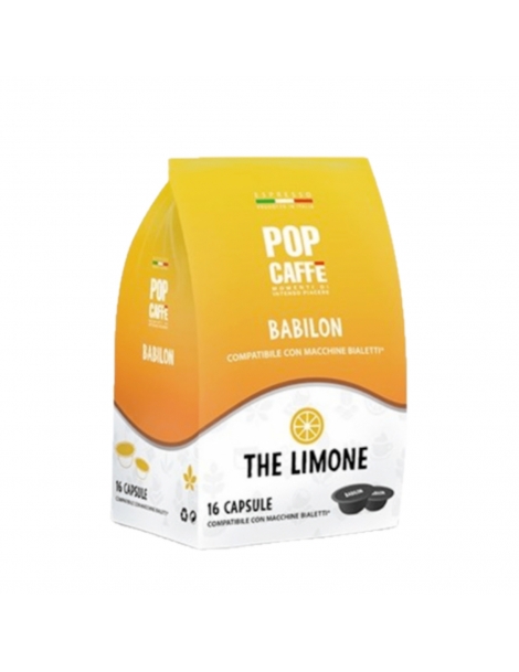 Pop Caffè compatibile Bialetti, The al limone