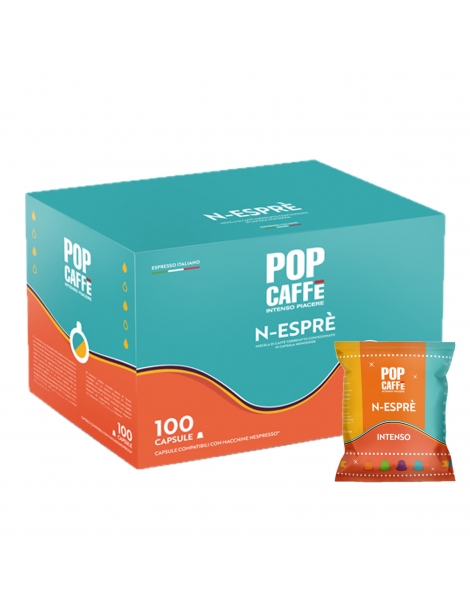 Pop Caffè Compatibili Nespresso, Intenso
