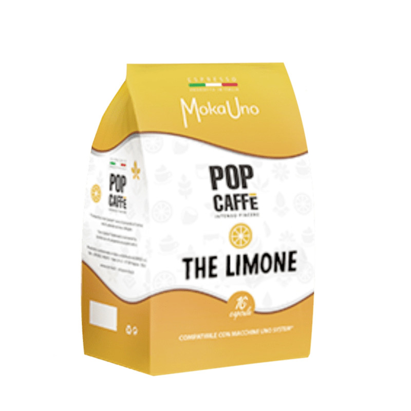 Pop Caffè compatibile Uno System, The al limone