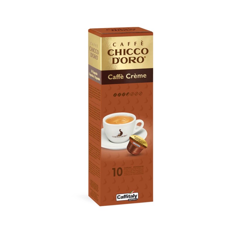 Caffitaly 10 Capsule Chicco D'oro Caffè Creme