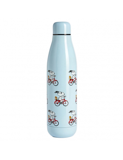 Quy Cup Bottiglia Termica Snoopy Bici (24h Freddo) 500ml