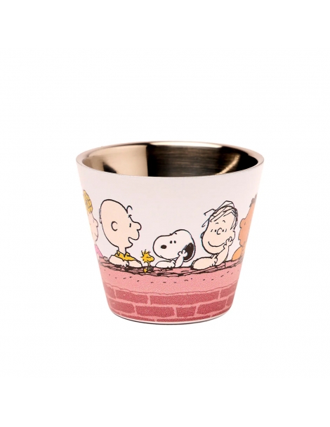 Quy Cup Tazzina in Espresso Acciao Inox Snoopy Muretto