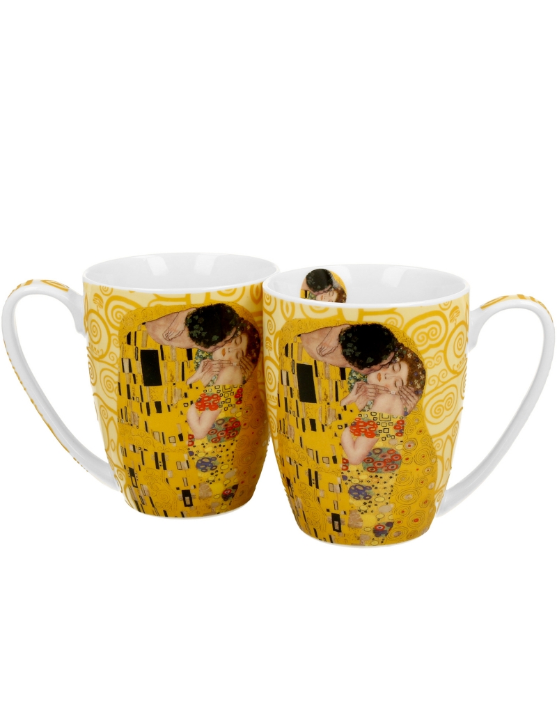 Set 2 Mugs "Il Bacio" Collezione G. Klimt in Gift Box