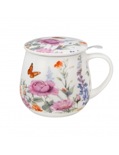 Tisaniera a botte "Summer" New Bone China in Gift Box