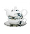 Tazza Teiera "La GrandeOnda" K. Hokusai in confezione regalo