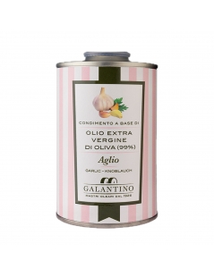 Olio extra vergine di oliva aromatizzato all'aglio