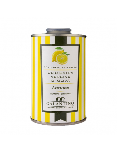 Olio extra vergine di oliva aromatizzato a limone